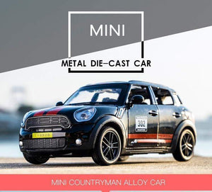 Planet Gates 1:32 BMW Mini Countryman Diecast Alloy Metal Car Model MINI Cooper Simulation Toy Car Model Sound Light Collection Children Gift
