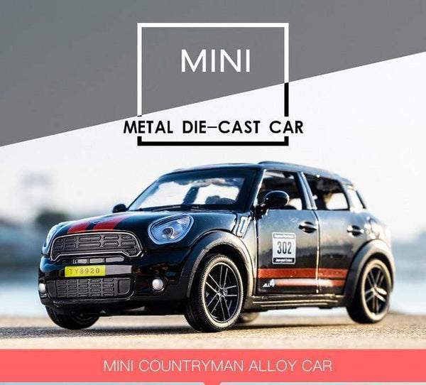 Planet Gates 1:32 BMW Mini Countryman Diecast Alloy Metal Car Model MINI Cooper Simulation Toy Car Model Sound Light Collection Children Gift