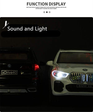 Planet Gates 1:32 BMW X5 SUV Alloy Car Model Diecasts & Toy Vehicles Metal Toy Car Model Simulation Sound and Light Collection Childrens Gift