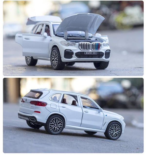 Planet Gates 1:32 BMW X5 SUV Alloy Car Model Diecasts & Toy Vehicles Metal Toy Car Model Simulation Sound and Light Collection Childrens Gift