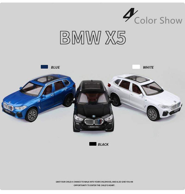 Planet Gates 1:32 BMW X5 SUV Alloy Car Model Diecasts & Toy Vehicles Metal Toy Car Model Simulation Sound and Light Collection Childrens Gift