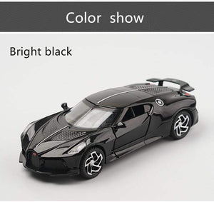 Planet Gates 1:32 Bugatti Lavoiturenoire Alloy Sports Car Model Diecasts & Toy Vehicles Metal Car Model Simulation Sound Light Childrens Gift