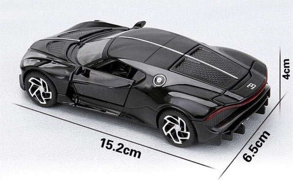 Planet Gates 1:32 Bugatti Lavoiturenoire Alloy Sports Car Model Diecasts & Toy Vehicles Metal Car Model Simulation Sound Light Childrens Gift