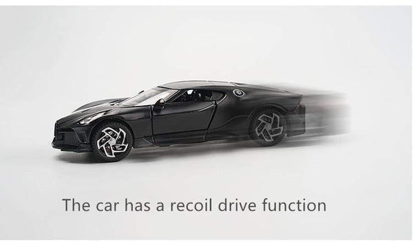 Planet Gates 1:32 Bugatti Lavoiturenoire Alloy Sports Car Model Diecasts & Toy Vehicles Metal Car Model Simulation Sound Light Childrens Gift