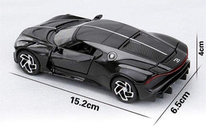 Planet Gates 1:32 Bugatti Lavoiturenoire Alloy Sports Car Model Diecasts & Toy Vehicles Metal Car Model Simulation Sound Light Kids Toy Gift