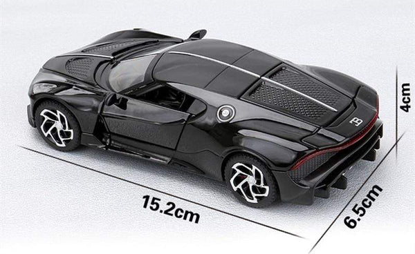 Planet Gates 1:32 Bugatti Lavoiturenoire Alloy Sports Car Model Diecasts & Toy Vehicles Metal Car Model Simulation Sound Light Kids Toy Gift
