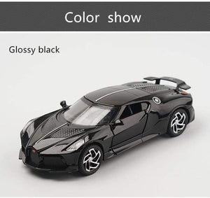 Planet Gates 1:32 Bugatti Lavoiturenoire Alloy Sports Car Model Diecasts & Toy Vehicles Metal Car Model Simulation Sound Light Kids Toy Gift