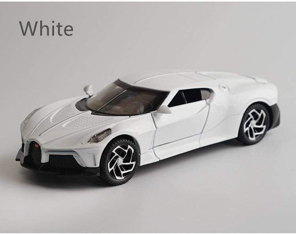 Planet Gates 1:32 Bugatti Lavoiturenoire Alloy Sports Car Model Diecasts & Toy Vehicles Metal Car Model Simulation Sound Light Kids Toy Gift