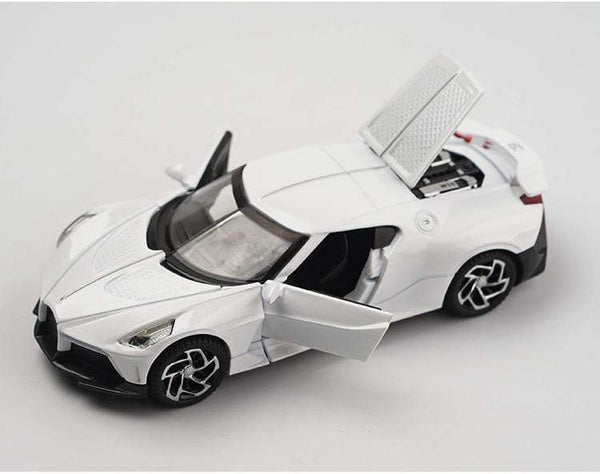 Planet Gates 1:32 Bugatti Lavoiturenoire Alloy Sports Car Model Diecasts & Toy Vehicles Metal Car Model Simulation Sound Light Kids Toy Gift