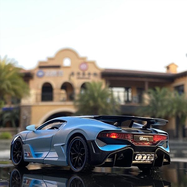Planet Gates 1:32 Bugatti Veyron Divo Alloy Sports Car Model Diecast Metal Toy Vehicles Car Model Simulation Sound Light Collection Kids Gift