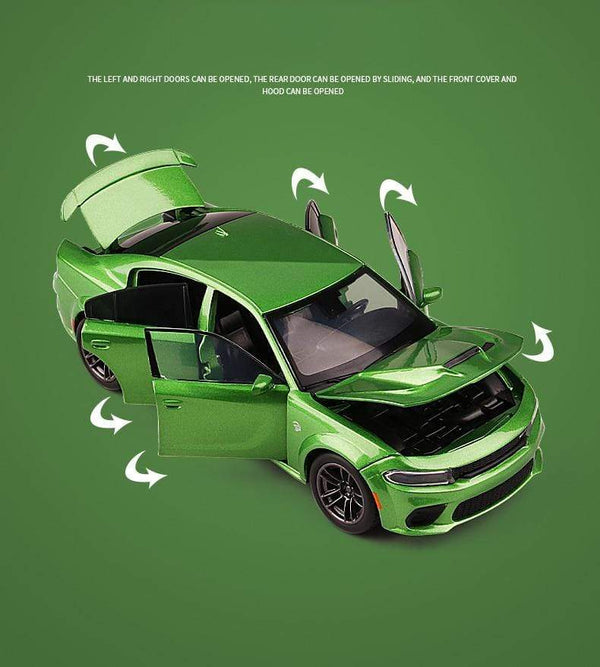 Planet Gates 1:32 Dodge Charger SRT Hellcat Simulation car of Model Alloy Toy car muscle vehicle children Classic Metal Cars birthday gifts