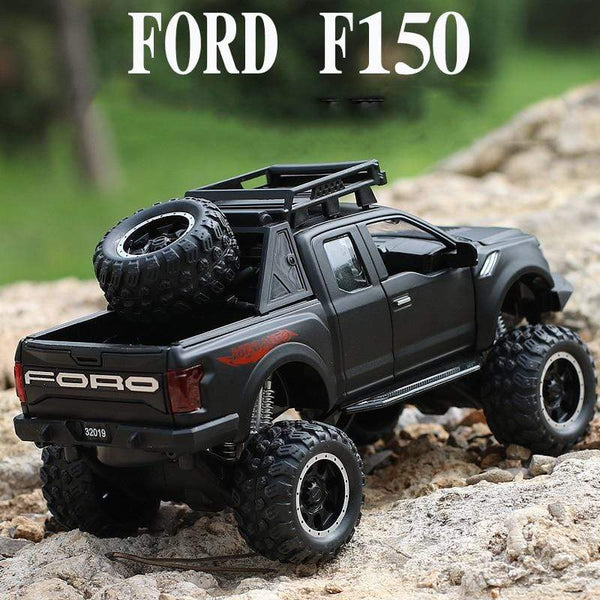 Planet Gates 1:32 Ford Raptor F150 Big Wheel Alloy Diecast Car Model Car Pull Back Vehicle Collection Children Toy Car Gifts