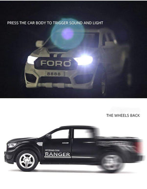 Planet Gates 1:32 Ford Raptor F350 Pickup Alloy Car Carry tires Off-Road Vehicle Toy Diecasts & Toy Vehicles Car Model Kids Toy Gifts