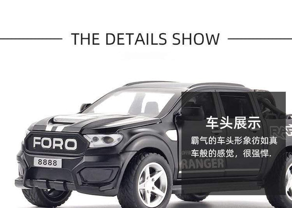Planet Gates 1:32 Ford Raptor F350 Pickup Alloy Car Carry tires Off-Road Vehicle Toy Diecasts & Toy Vehicles Car Model Kids Toy Gifts