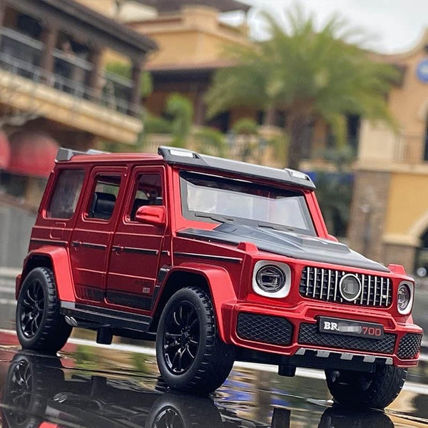 Planet Gates 1/32 G700 G65 SUV Alloy Car Model Diecast Simulation Metal Toy Off-road Vehicles Car Model Sound Light Collection Childrens Gift