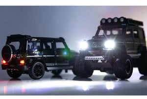 Planet Gates 1/32 G700 G65 SUV Alloy Car Model Diecast Simulation Metal Toy Off-road Vehicles Car Model Sound Light Collection Childrens Gift