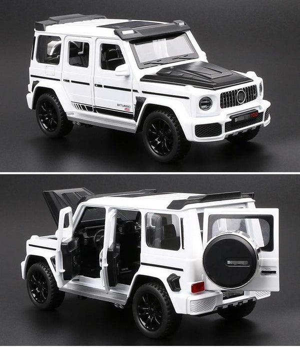 Planet Gates 1/32 G700 G65 SUV Alloy Car Model Diecast Simulation Metal Toy Off-road Vehicles Car Model Sound Light Collection Childrens Gift