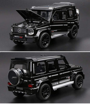 Planet Gates 1/32 G700 G65 SUV Alloy Car Model Diecast Simulation Metal Toy Off-road Vehicles Car Model Sound Light Collection Childrens Gift