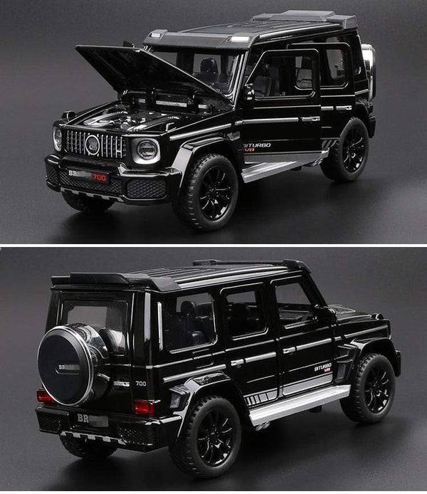 Planet Gates 1/32 G700 G65 SUV Alloy Car Model Diecast Simulation Metal Toy Off-road Vehicles Car Model Sound Light Collection Childrens Gift