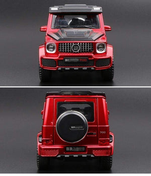 Planet Gates 1/32 G700 G65 SUV Alloy Car Model Diecast Simulation Metal Toy Off-road Vehicles Car Model Sound Light Collection Childrens Gift