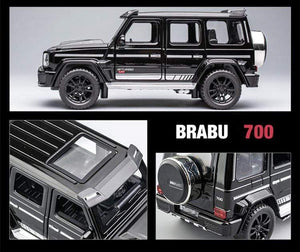 Planet Gates 1/32 G700 G65 SUV Alloy Car Model Diecast Simulation Metal Toy Off-road Vehicles Car Model Sound Light Collection Childrens Gift