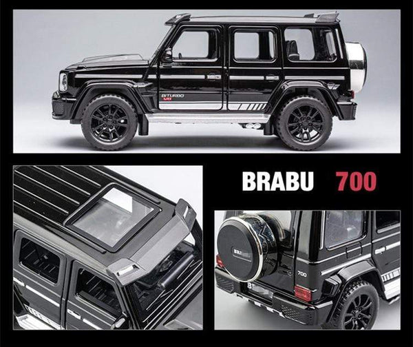 Planet Gates 1/32 G700 G65 SUV Alloy Car Model Diecast Simulation Metal Toy Off-road Vehicles Car Model Sound Light Collection Childrens Gift