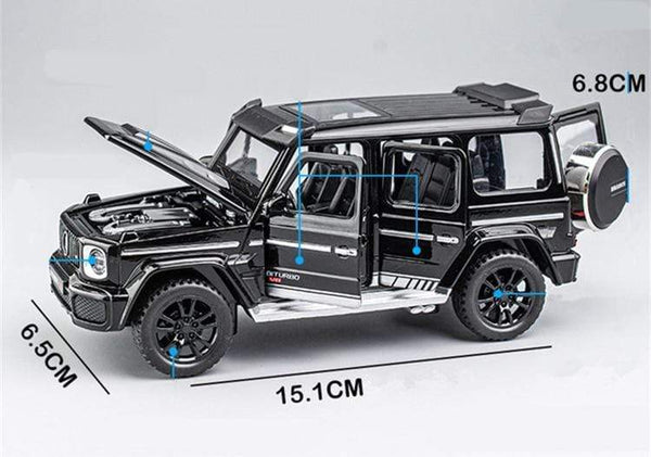Planet Gates 1/32 G700 G65 SUV Alloy Car Model Diecast Simulation Metal Toy Off-road Vehicles Car Model Sound Light Collection Childrens Gift