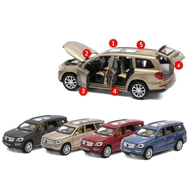 Planet Gates 1:32 GL500 Simulation Toy Vehicles Model Alloy Pull Back Children Toys Genuine License Collection Gift Off-Road Vehicle Kids
