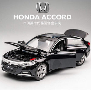 Planet Gates 1:32 Honda Accord Model Die-casting Model Sound And Light Car Children's Toy Collectible Boy Birthday Gift E147