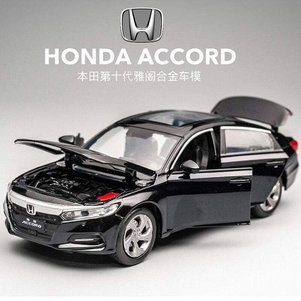 Planet Gates 1:32 Honda Accord Model Die-casting Model Sound And Light Car Children's Toy Collectible Boy Birthday Gift E147