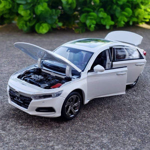 Planet Gates 1:32 Honda Accord Model Die-casting Model Sound And Light Car Children's Toy Collectible Boy Birthday Gift E147