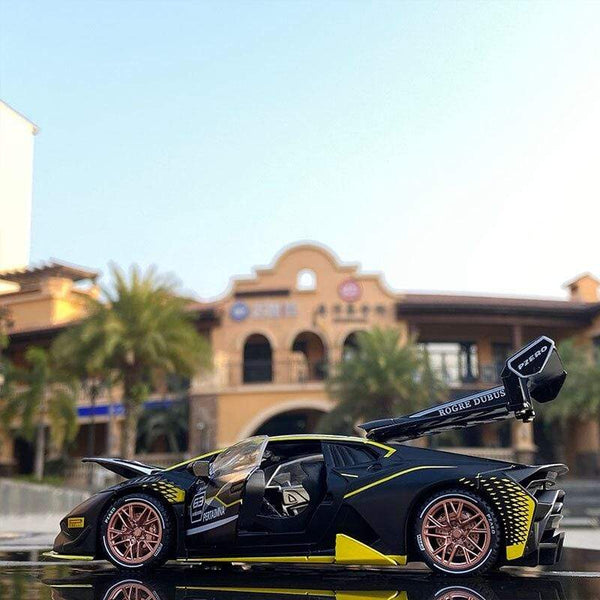 Planet Gates 1:32 HURACAN ST EVO Alloy Sports Car Model Diecast & Toy Vehicle Metal Toy Car Model Simulation Sound Light Collection Kids Gift