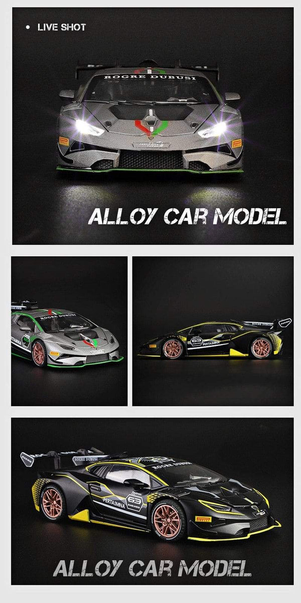 Planet Gates 1/32 Lamborghini Sports Car Car Model Simulation Alloy Car Model Boy Pull Back Toy Car Collection Ornaments Boys Birthday Gift