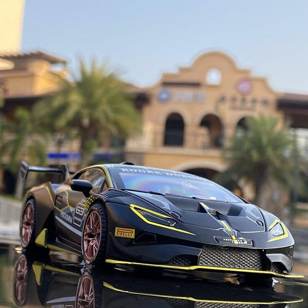 Planet Gates 1/32 Lamborghini Sports Car Car Model Simulation Alloy Car Model Boy Pull Back Toy Car Collection Ornaments Boys Birthday Gift