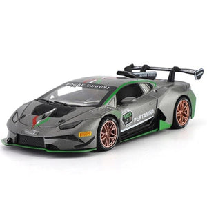 Planet Gates 1/32 Lamborghini Sports Car Car Model Simulation Alloy Car Model Boy Pull Back Toy Car Collection Ornaments Boys Birthday Gift