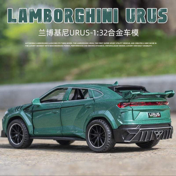 Planet Gates 1/32 Lamborghini Urus Car Model Simulation Alloy Pull Back Car Boy Metal Sound And Light Toy Car Collection Ornaments Gift