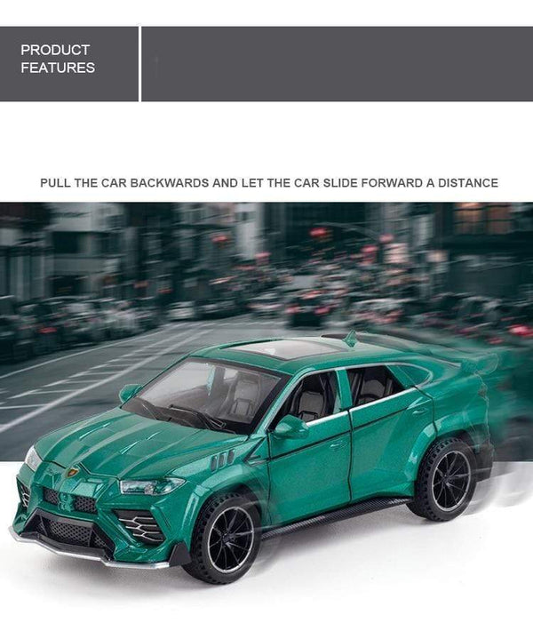 Planet Gates 1/32 Lamborghini Urus Car Model Simulation Alloy Pull Back Car Boy Metal Sound And Light Toy Car Collection Ornaments Gift
