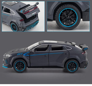 Planet Gates 1/32 Lamborghini Urus Car Model Simulation Alloy Pull Back Car Boy Metal Sound And Light Toy Car Collection Ornaments Gift