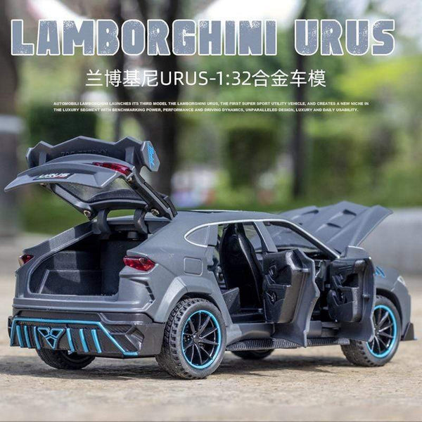 Planet Gates 1/32 Lamborghini Urus Car Model Simulation Alloy Pull Back Car Boy Metal Sound And Light Toy Car Collection Ornaments Gift