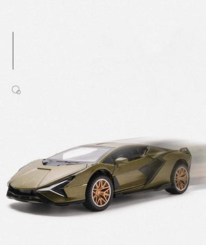 Planet Gates 1:32 Lamborghinis Sian FKP37 Car Alloy Sports Car Model Diecast Sound Super Racing Lifting Tail Hot Car Wheel For Children Gifts
