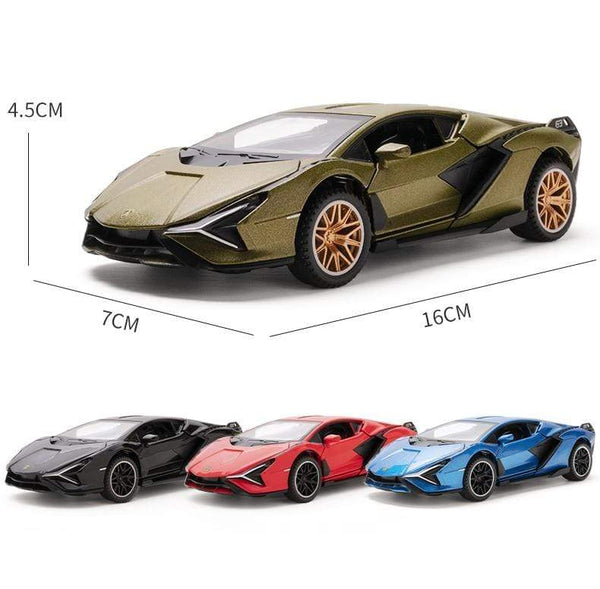 Planet Gates 1:32 Lamborghinis Sian FKP37 Car Alloy Sports Car Model Diecast Sound Super Racing Lifting Tail Hot Car Wheel For Children Gifts