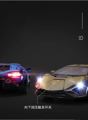 Planet Gates 1:32 Lamborghinis Sian FKP37 Car Alloy Sports Car Model Diecast Sound Super Racing Lifting Tail Hot Car Wheel For Children Gifts