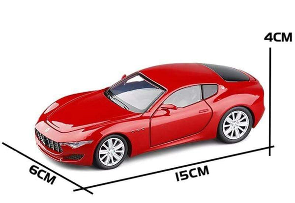 Planet Gates 1:32 Maserati Alfieri Alloy Sports Car Model Diecasts Metal Toy Vehicles Car Model Sound and Light High Simulation Kids Toy Gift