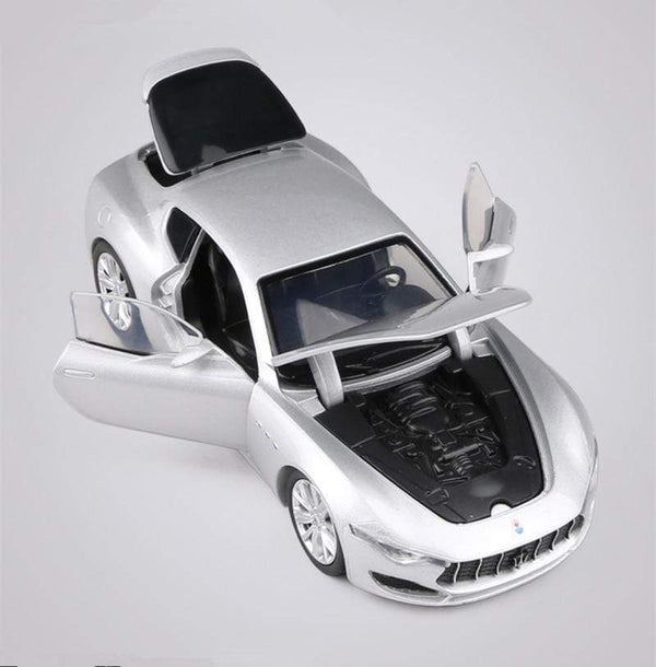 Planet Gates 1:32 Maserati Alfieri Alloy Sports Car Model Diecasts Metal Toy Vehicles Car Model Sound and Light High Simulation Kids Toy Gift