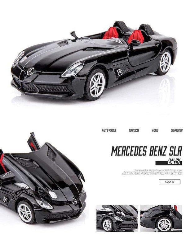 Planet Gates 1:32 Mercedes-Benz Slr Car Model Convertible Mclaren Super Sports Car Toy Car Model Simulation Ornaments Alloy Toy Car Boy Gift