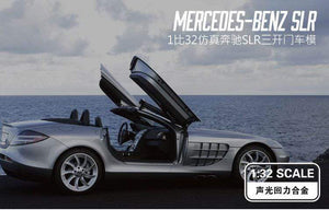 Planet Gates 1:32 Mercedes-Benz Slr Car Model Convertible Mclaren Super Sports Car Toy Car Model Simulation Ornaments Alloy Toy Car Boy Gift