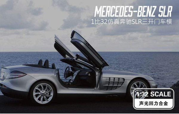 Planet Gates 1:32 Mercedes-Benz Slr Car Model Convertible Mclaren Super Sports Car Toy Car Model Simulation Ornaments Alloy Toy Car Boy Gift