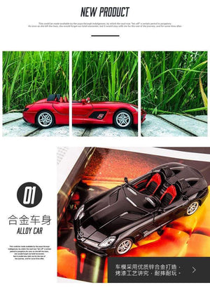 Planet Gates 1:32 Mercedes-Benz Slr Car Model Convertible Mclaren Super Sports Car Toy Car Model Simulation Ornaments Alloy Toy Car Boy Gift