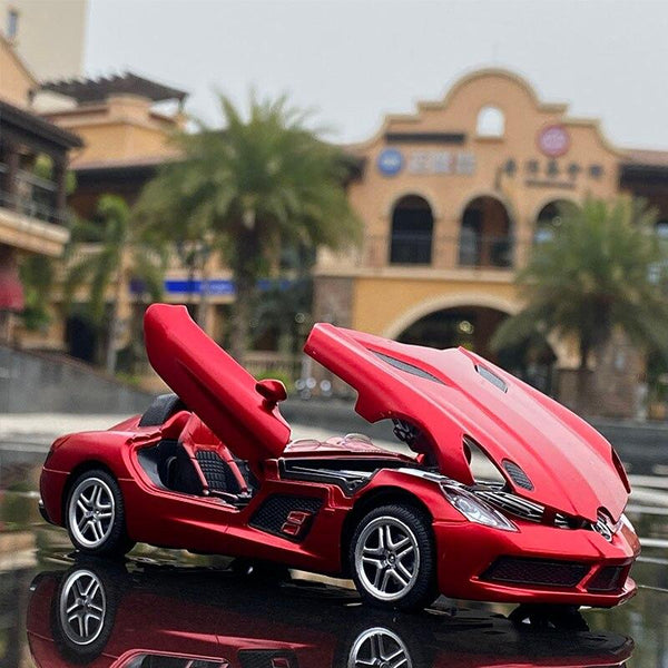 Planet Gates 1:32 Mercedes-Benz Slr Car Model Convertible Mclaren Super Sports Car Toy Car Model Simulation Ornaments Alloy Toy Car Boy Gift