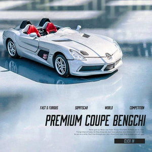 Planet Gates 1:32 Mercedes-Benz Slr Car Model Convertible Mclaren Super Sports Car Toy Car Model Simulation Ornaments Alloy Toy Car Boy Gift